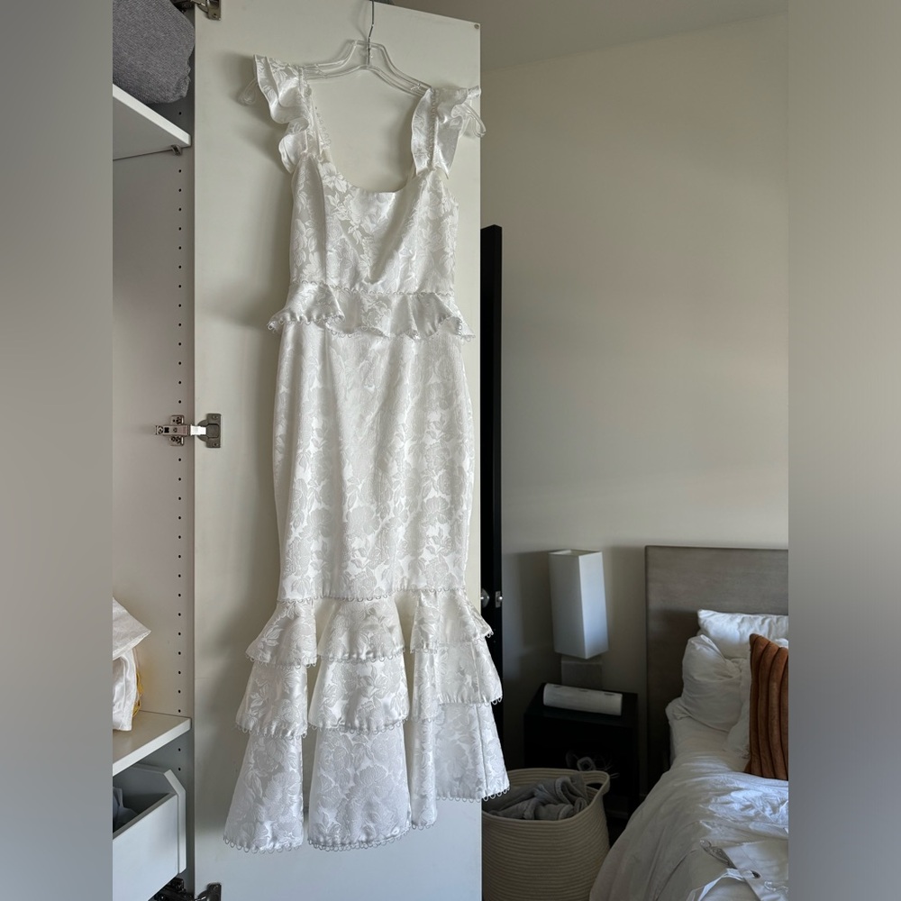 V. Chapman The Violet Dress in Coconut Macaron size 2